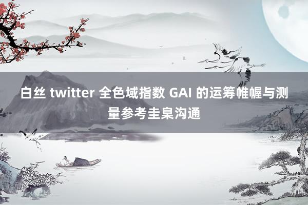 白丝 twitter 全色域指数 GAI 的运筹帷幄与测量参考圭臬沟通